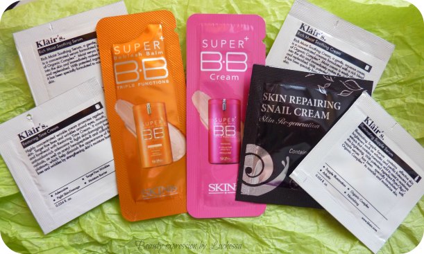 Korean beauty skin care samples 